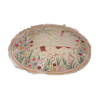 Oval napperon