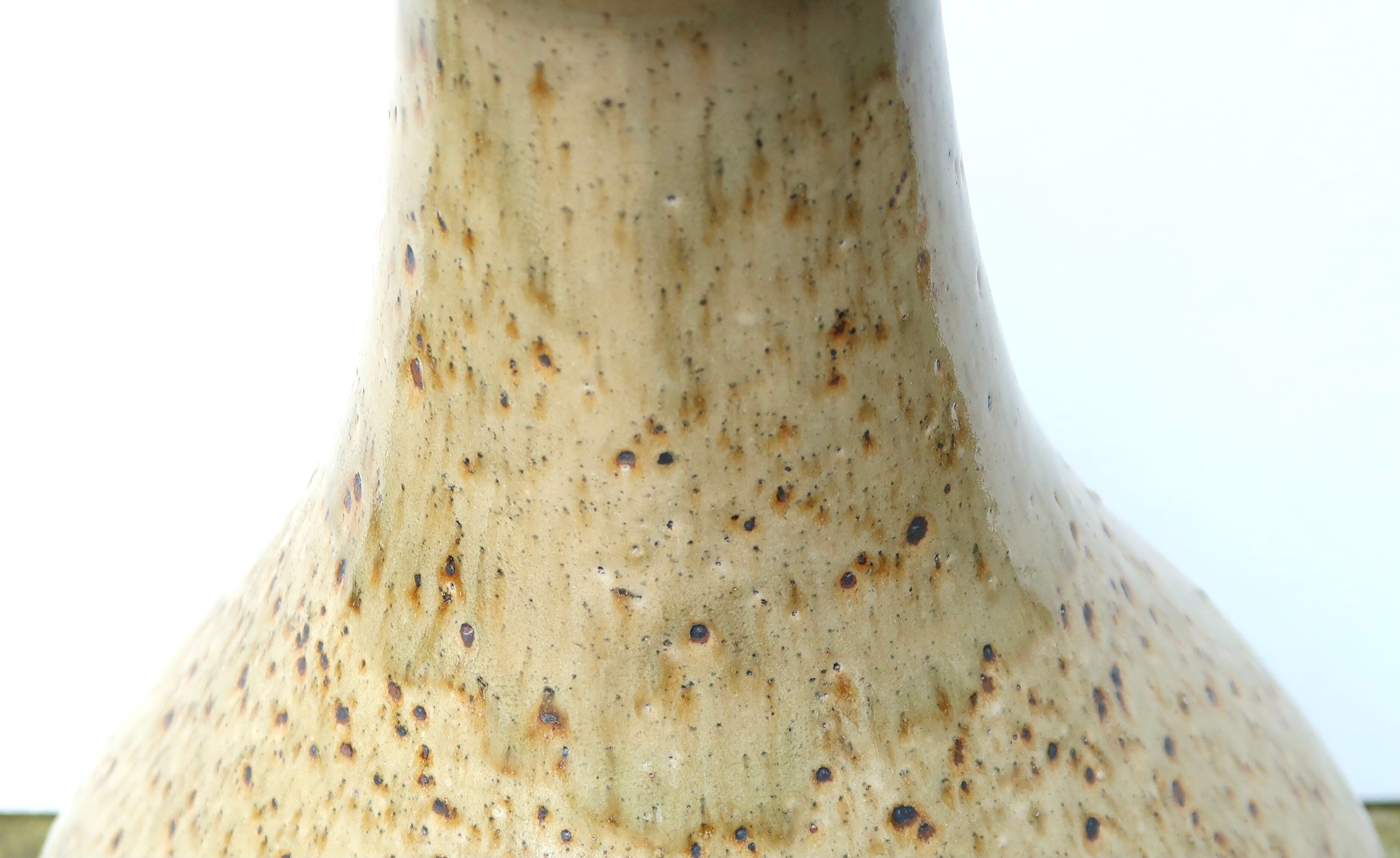 Pied de lampe en grès de jacques migeon, la borne