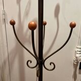 Porte-manteau sur pied à boules