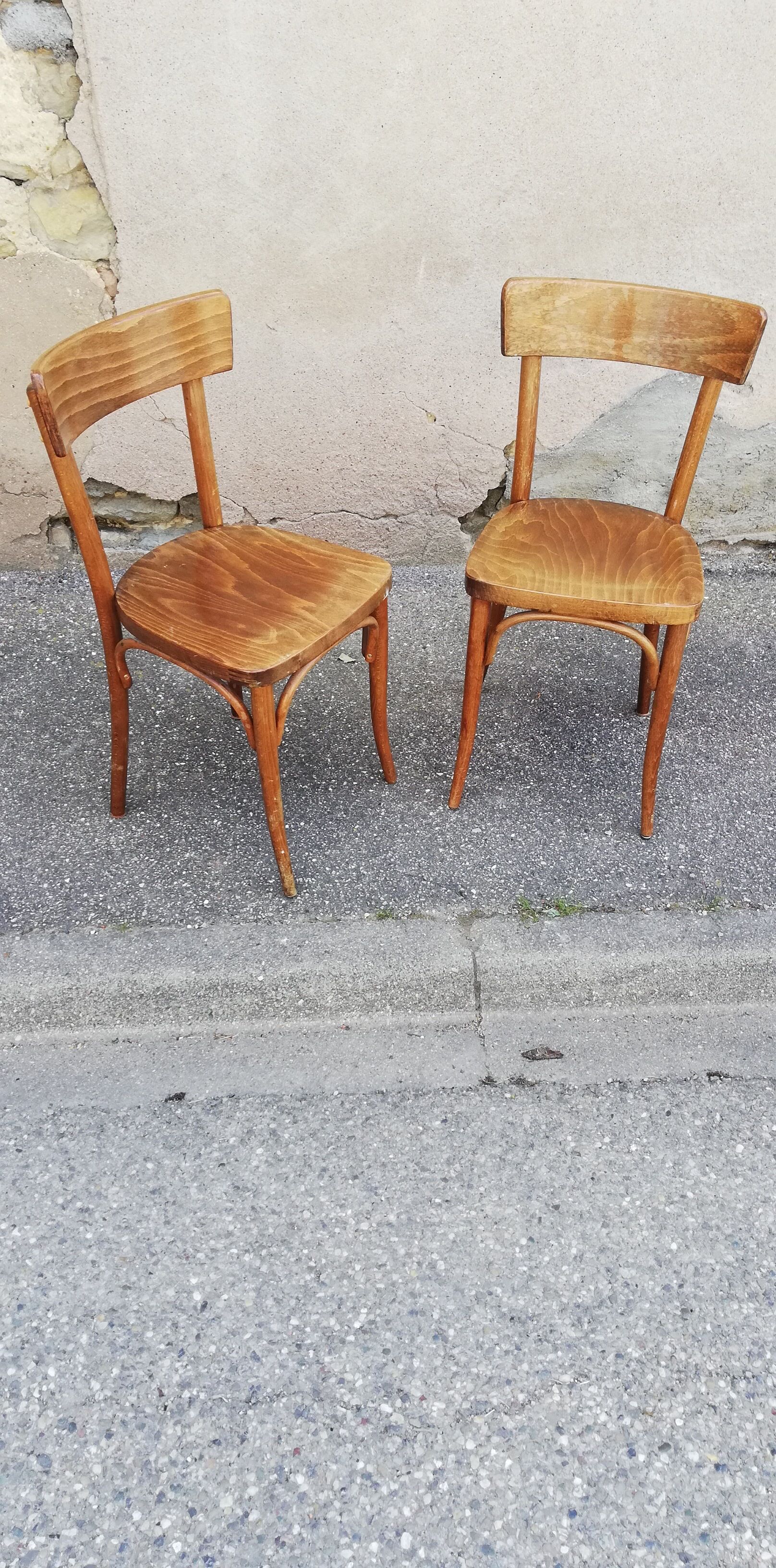 Paire de chaises bistrot Thonet