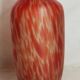Old glass paste vase h 22.5 cm vintage, decoration, collection