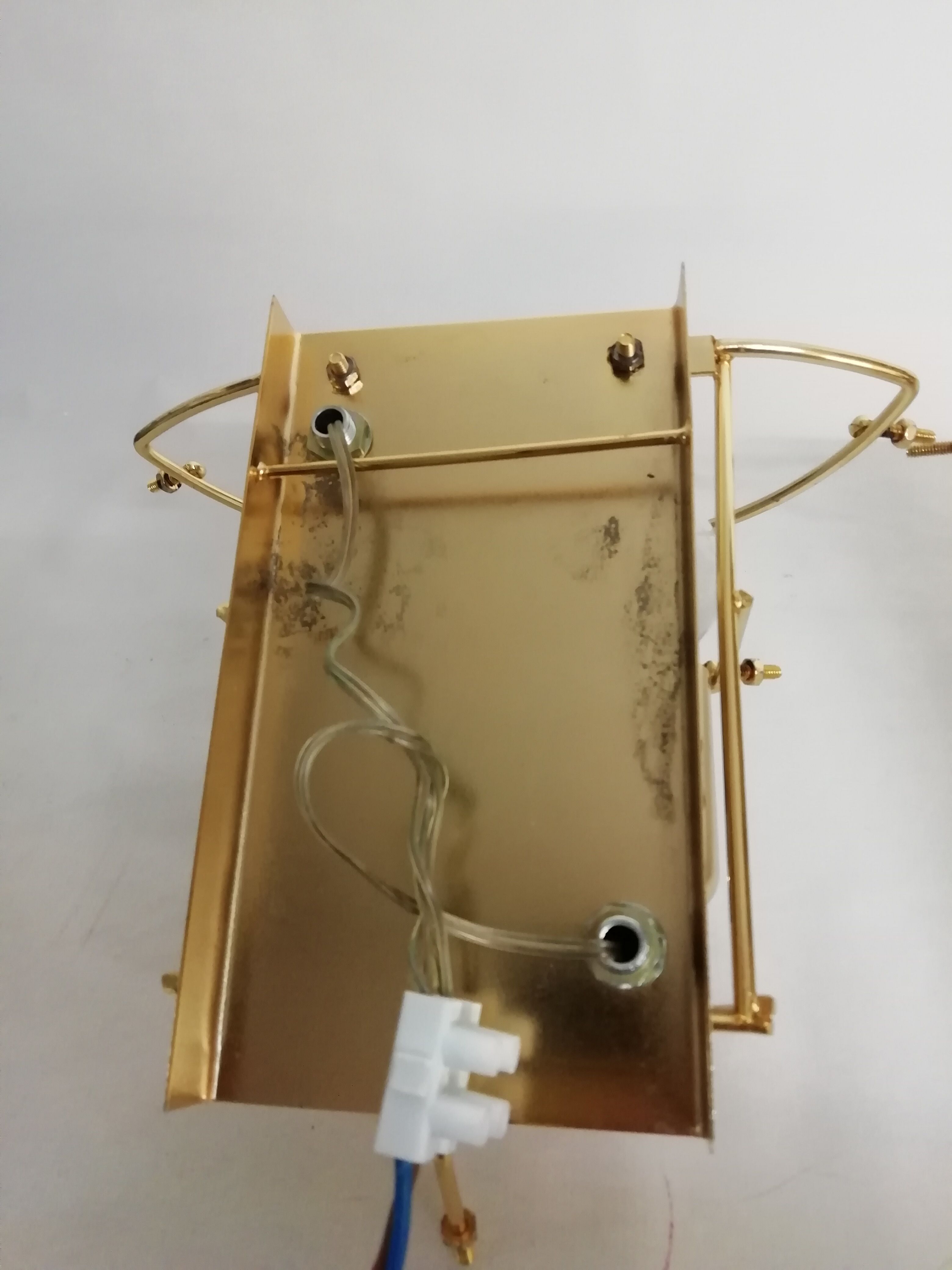 Pair of Murano glass flower wall light