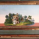 Early 19th century trumeau that tells a story