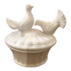 Ceramic plate with 2 doves