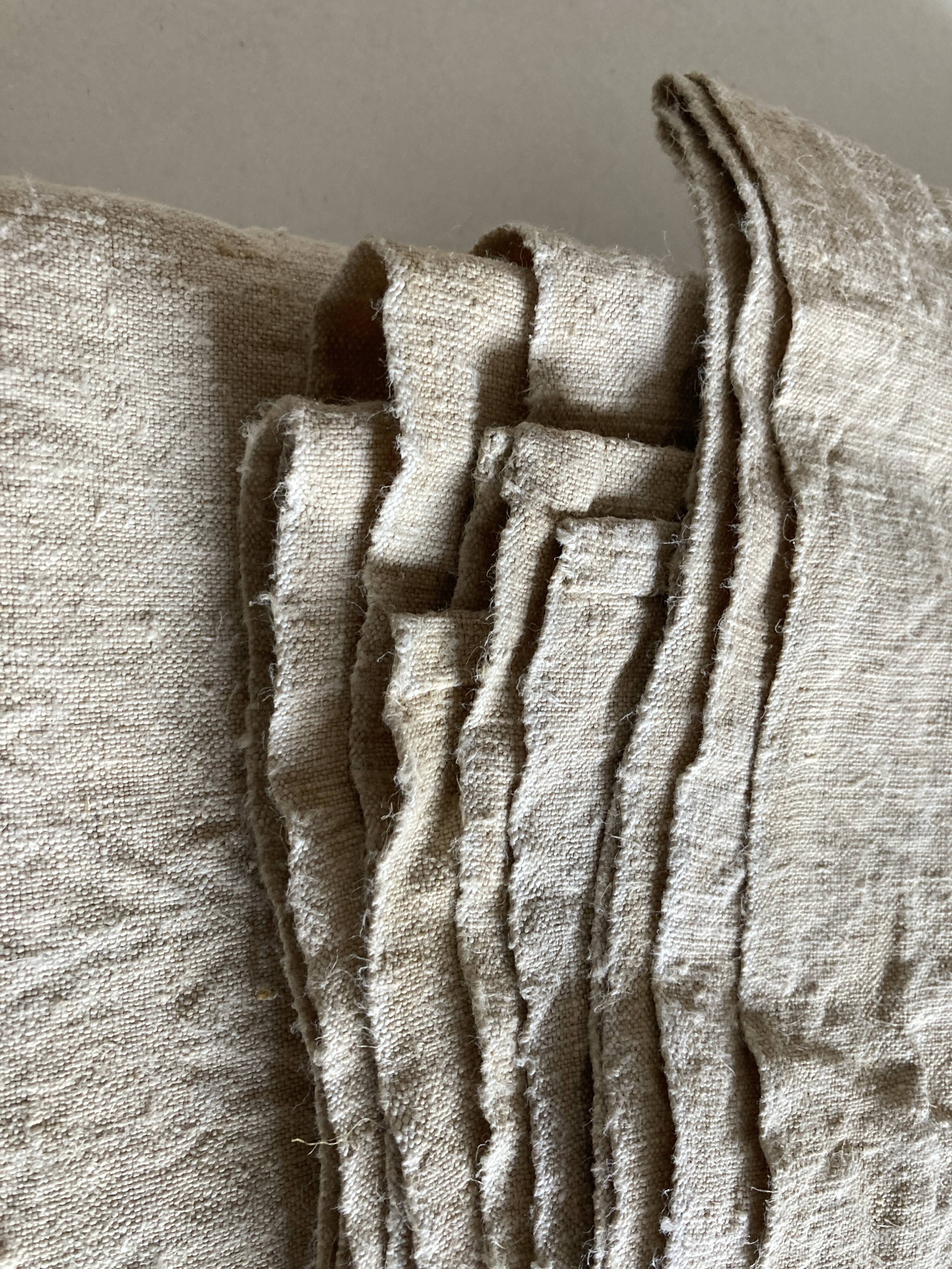 Nappe de réserve en chanvre brut 19e 240cm