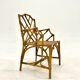 Vintage rattan armchair 1960s