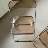 Plia 5 chairs by Giancarlo Peretti for Castelli vintage