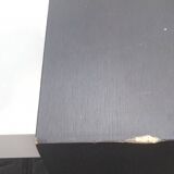 Black white invisible retractable Japanese table