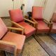 4 modernist reclining chairs circa 1950