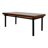 Une table basse hêtre et chene vintage