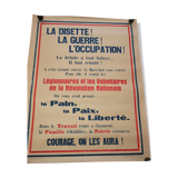 Political poster old Pétain