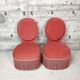 Pair of toad armchairs