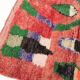 Tapis berbère marocain Boujaad neuf rouge et couleurs 2,43x1,63m