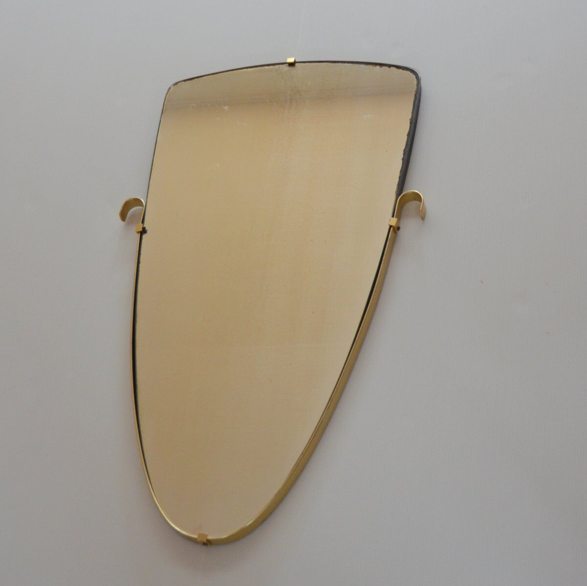 Mirror edge brass vintage 66x44cm