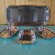 Set stainless steel trays, Jean Couzon