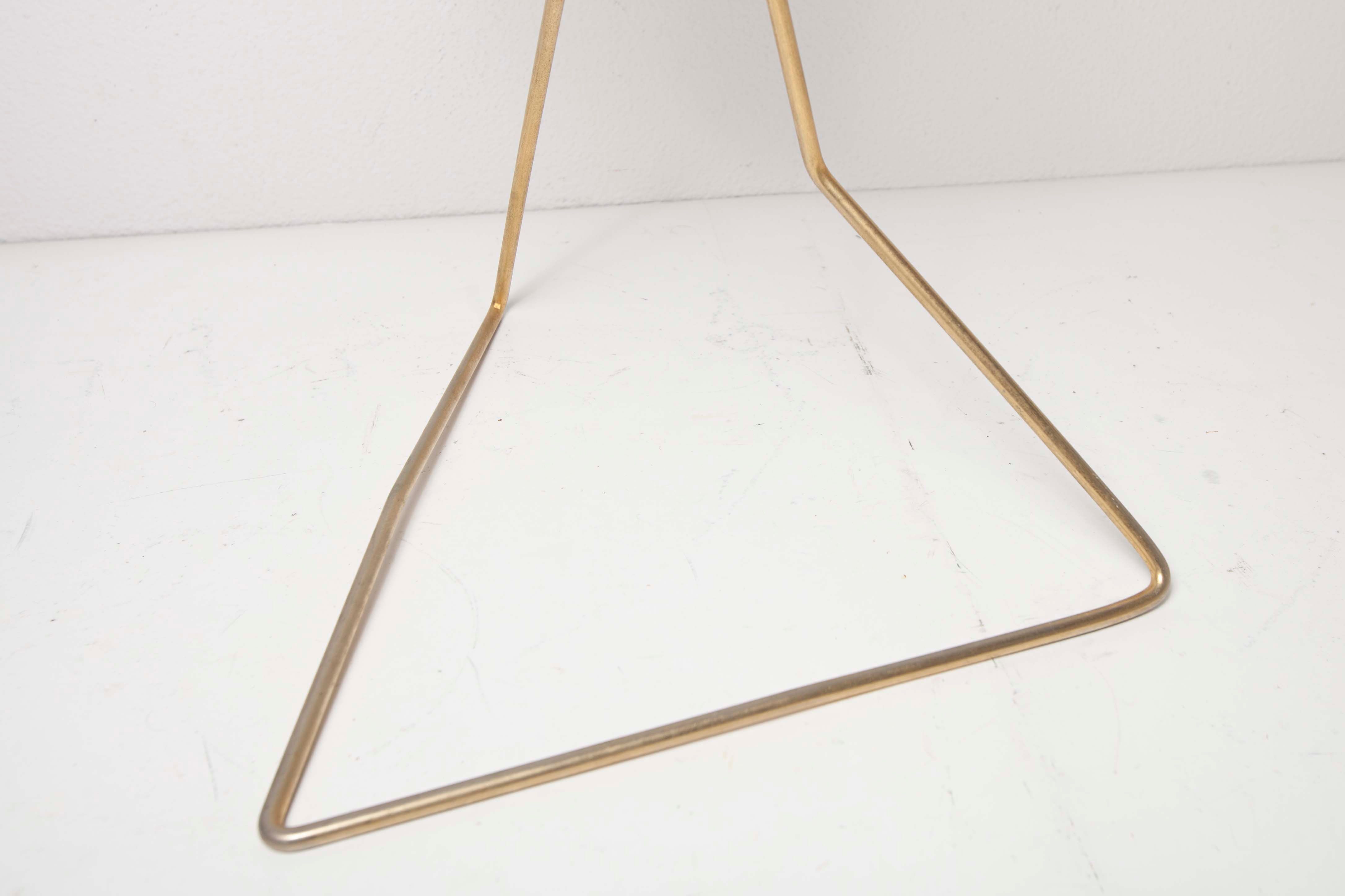 Ashtray on foot golden 60s