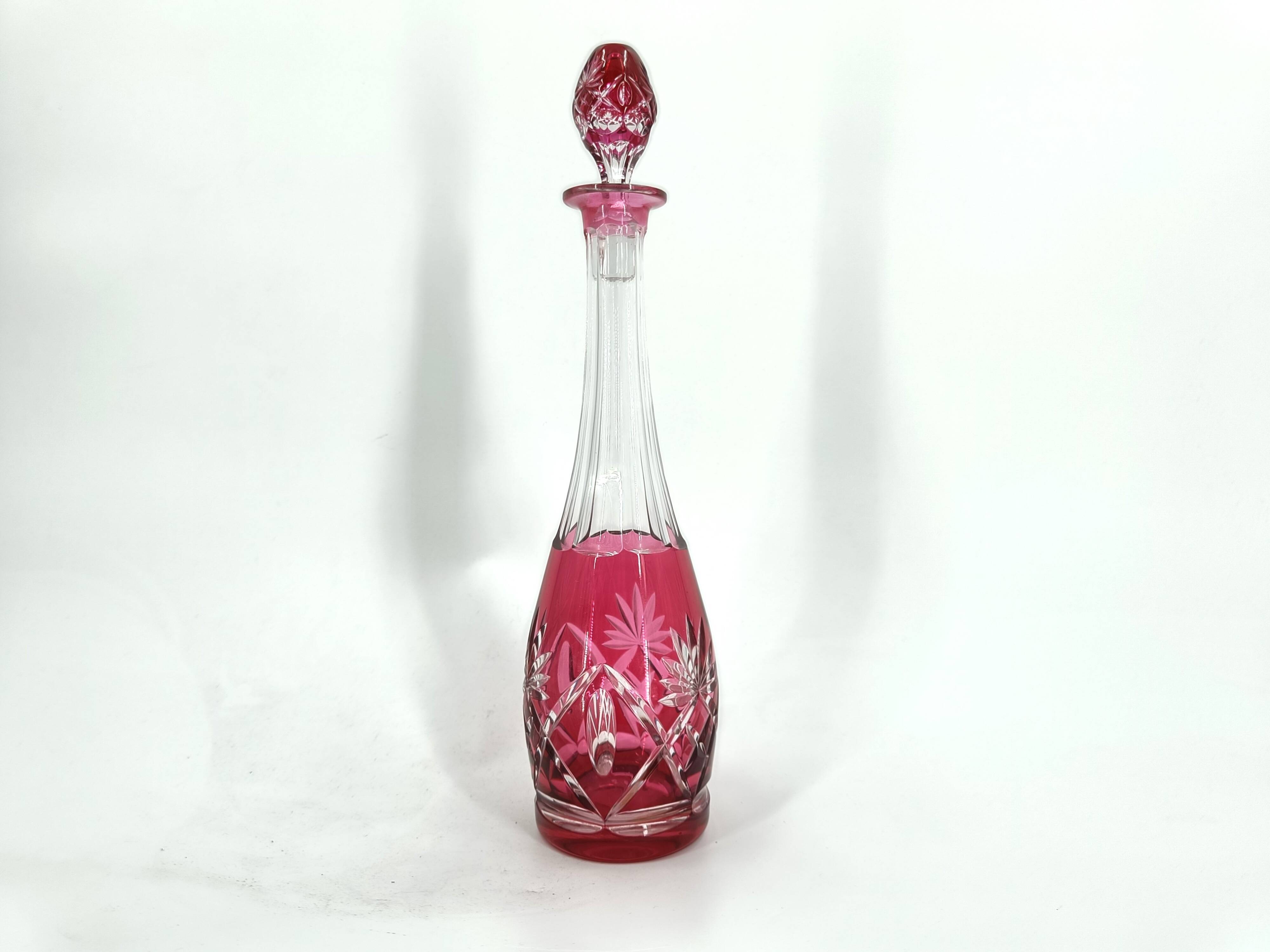 Crystal caraffe or decanters by Val Saint Lambert, 1960s