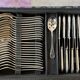 Christofle - Christofle cutlery set with silver metal beads for 12 people. 172 items.