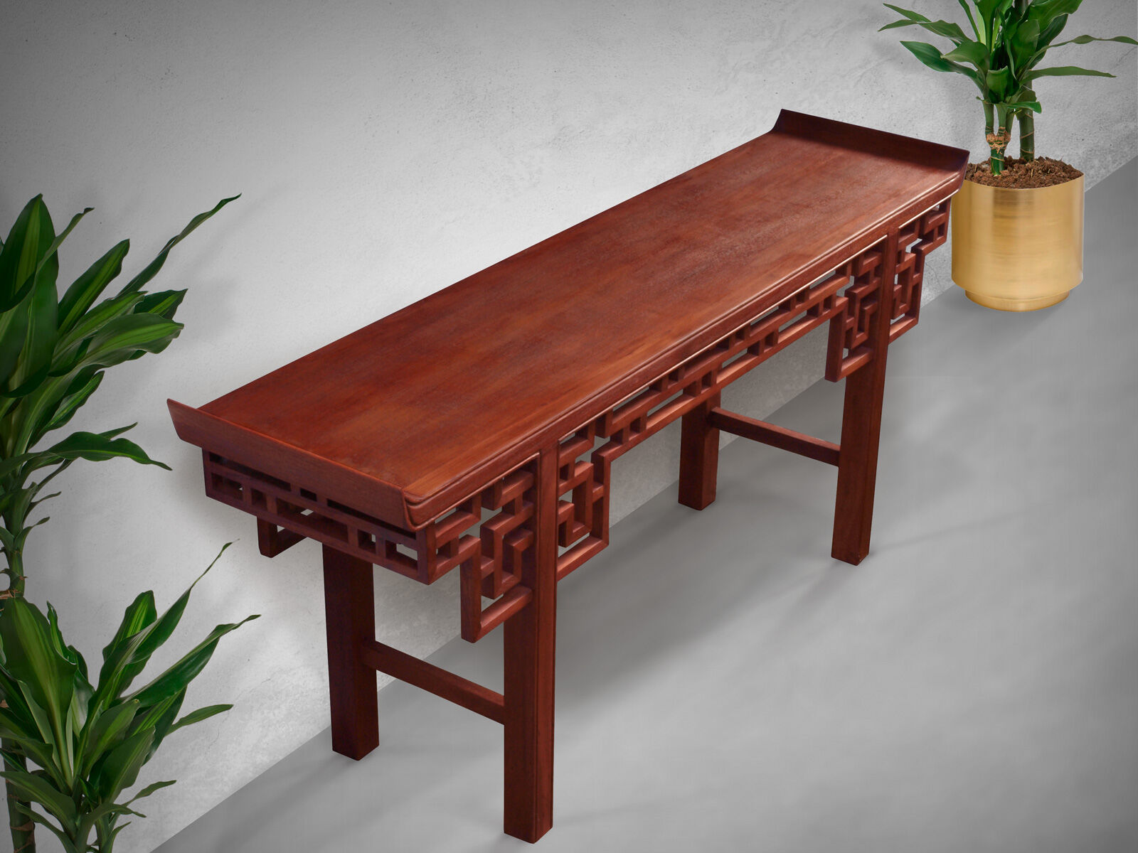 Chinese Console by C.A.K. Design for Elephant House, Thailand, 1950s