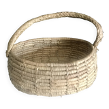 Basket woven palm leaves