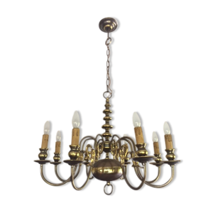 Lustre en cuivre à 8