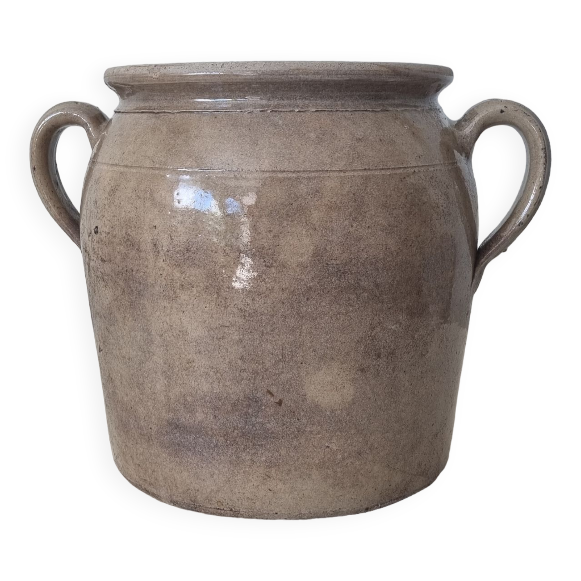 Pot à graisse en grès