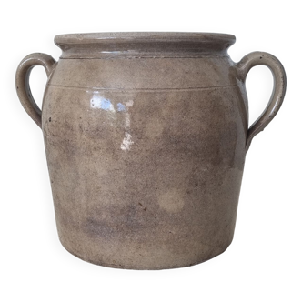 Stoneware grease pot