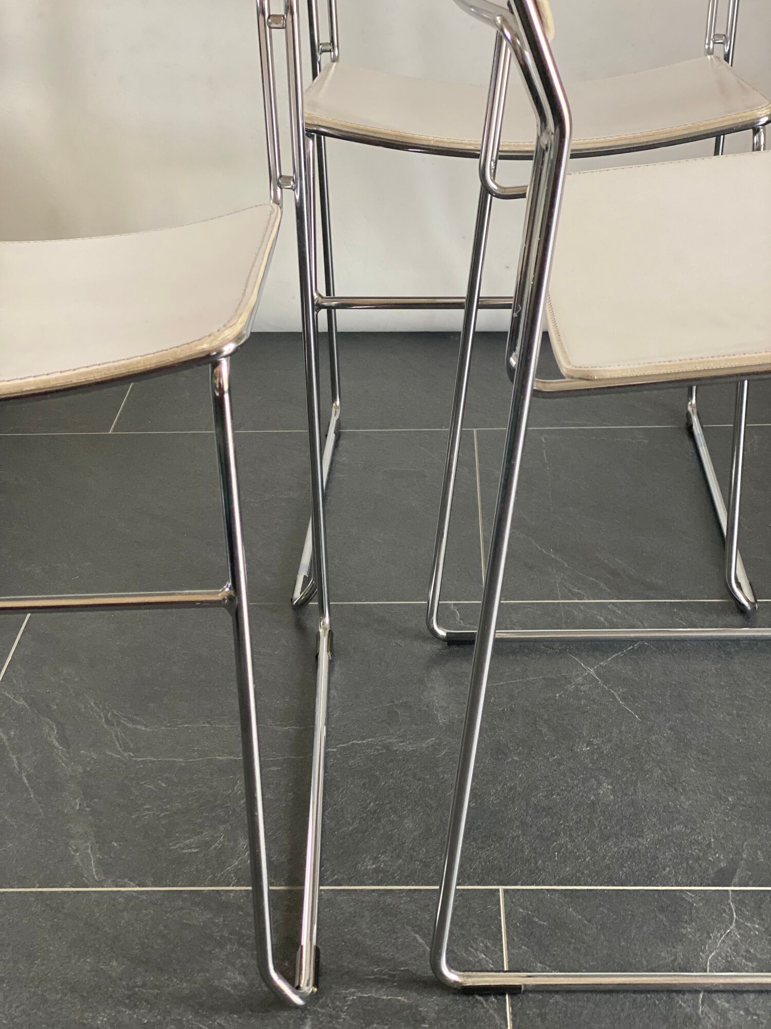 Trio of sultana dining chairs by Drom Arden 70’s