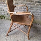 Rattan armchair