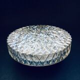 German wall lamp in crystal glass by Bur Leuchten, 1960s