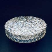 German Wall Lamp in Crystal Glass by Bur Leuchten, 1960s
