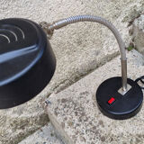 Bauhaus industrial desk lamp, metal, vintage, 50s