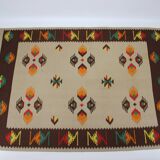 1960s Large Midcentury Wool Kilim Rug