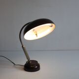 Metal Desk Lamp With Ring Light by Hala, the Netherlands 1950S