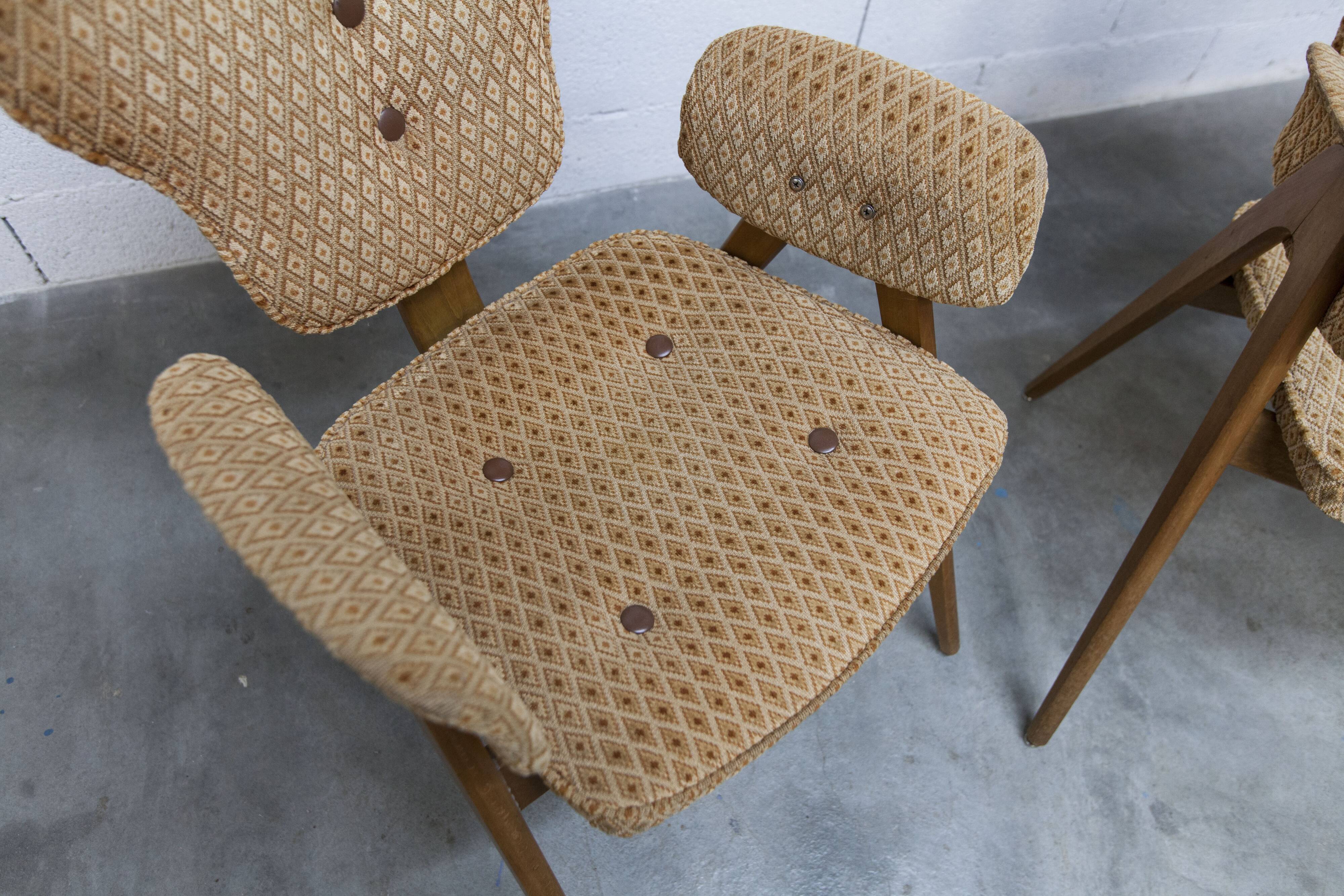 Pair of Lounge chairs by Roger Landault, ABC edition, 1950.