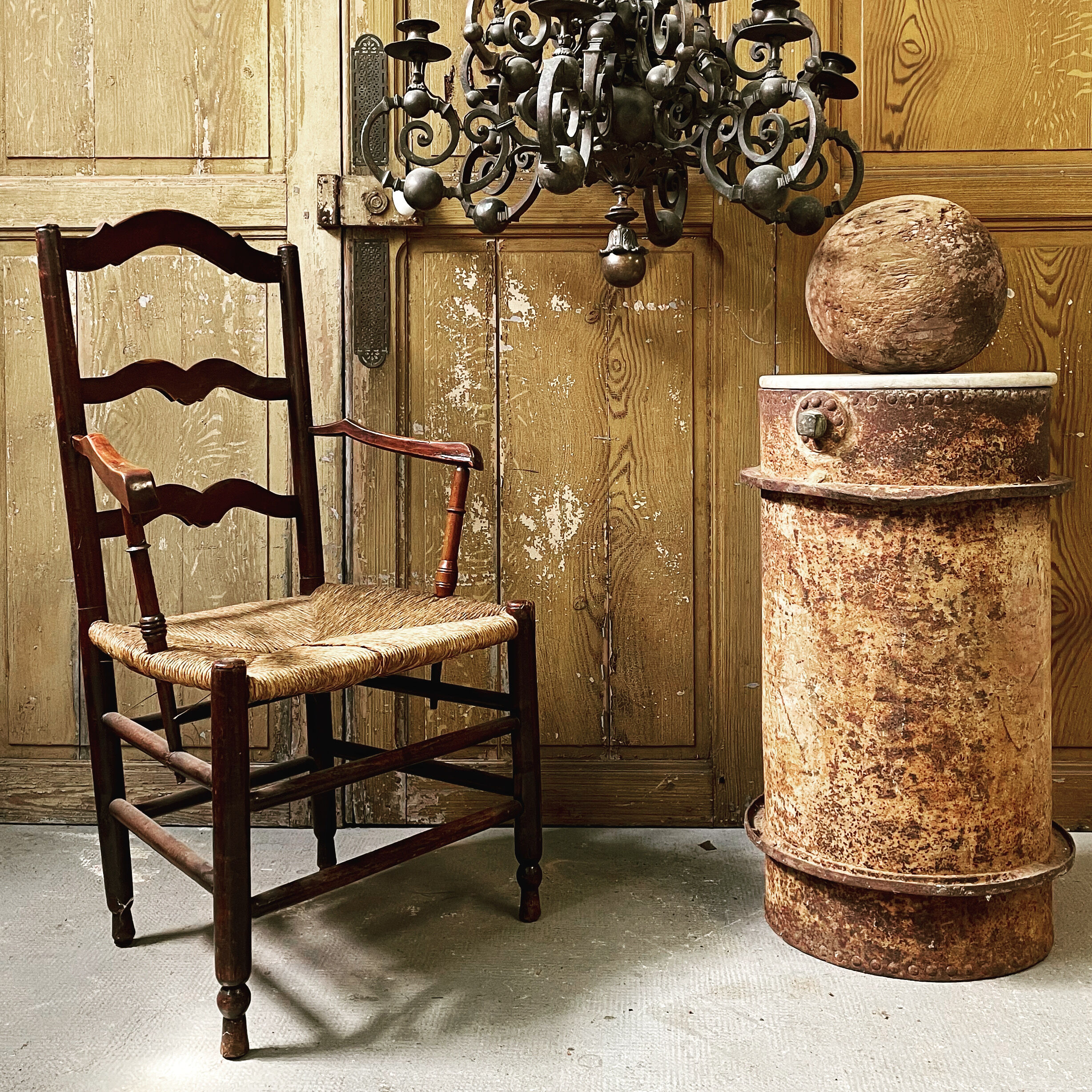 19th-century mulched Provençal armchair