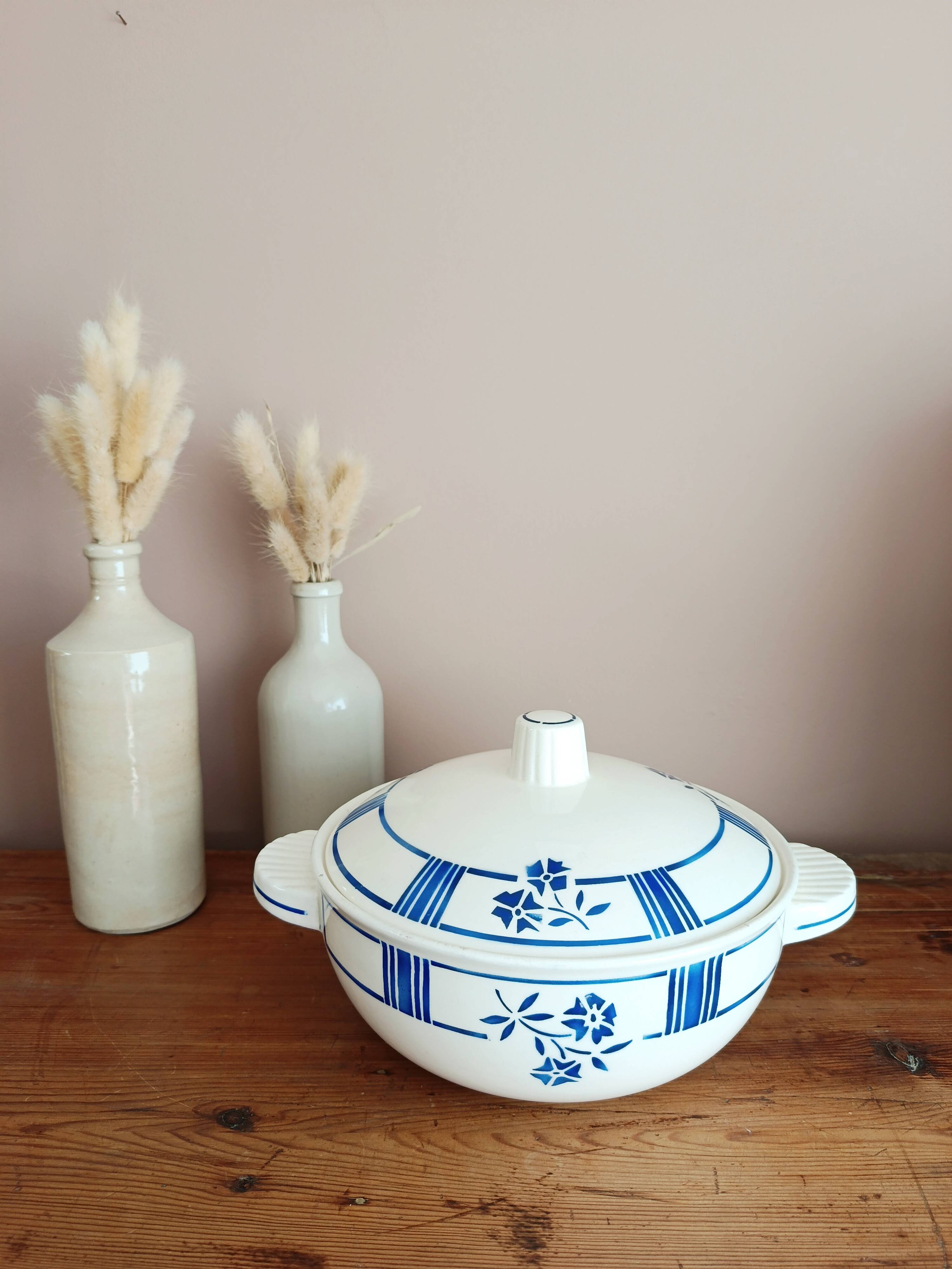 Badonviller earthenware soup tureen