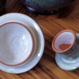 Les Cyclades Anduze sandstone teapots and cups