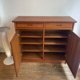 Danish chest of drawers in solid teak