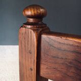 Oak & Rope Travail Populaire Side Chair, Belgium, 1950s