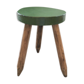 Tabouret tripode vert