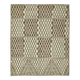 Hand-Knotted Turkish Contemporary 297 cm x 359 cm Brown Wool Carpet