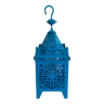 Blue metal lantern