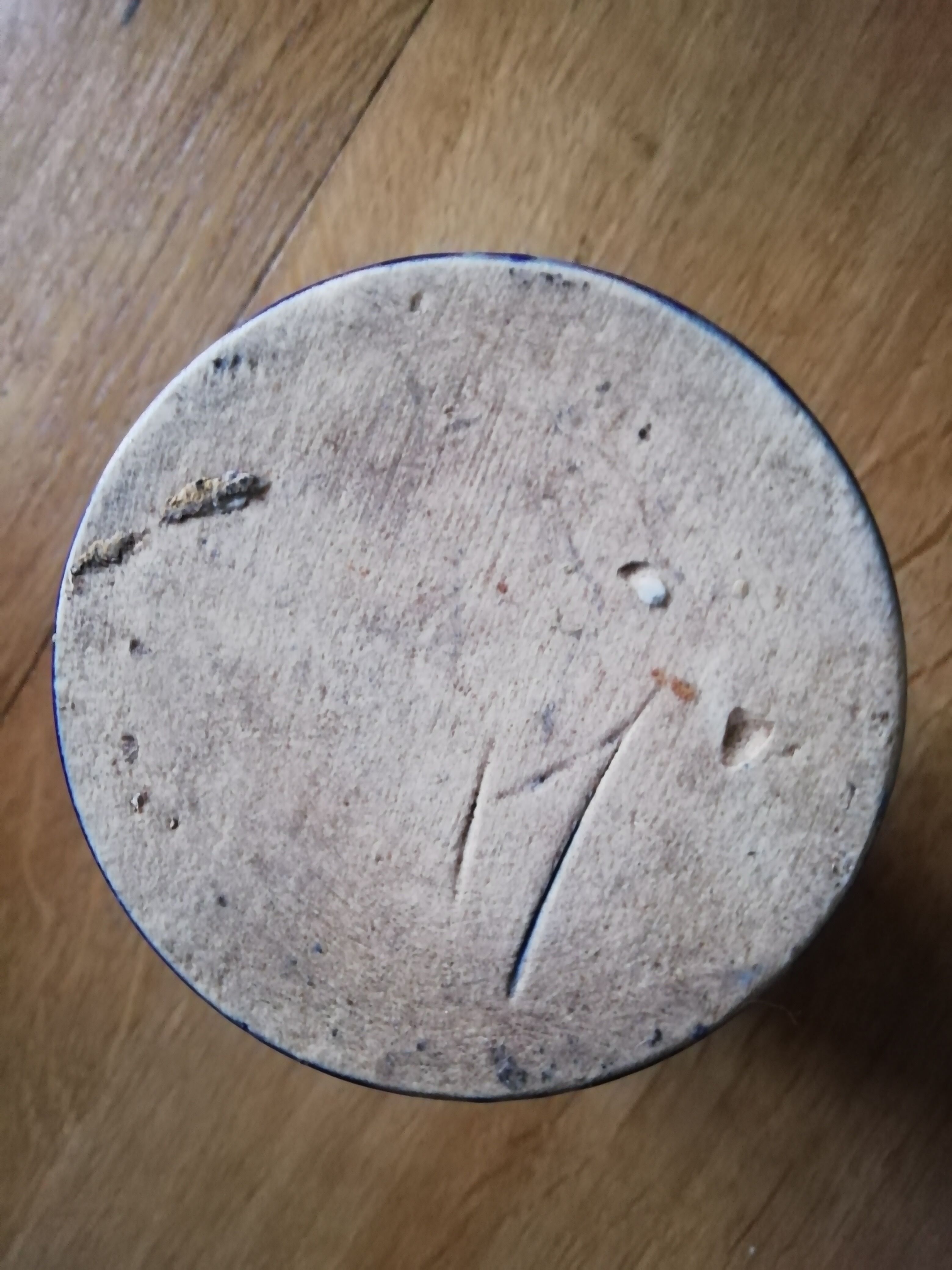 Night blue roller vase