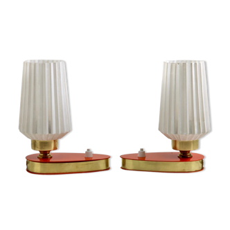 Brass Table Lamp or Desk, Set of 2 Midcentury, 1960s