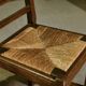 Set of 6 rustic oak chairs from the 1960s.
