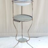 Old metal toilet table