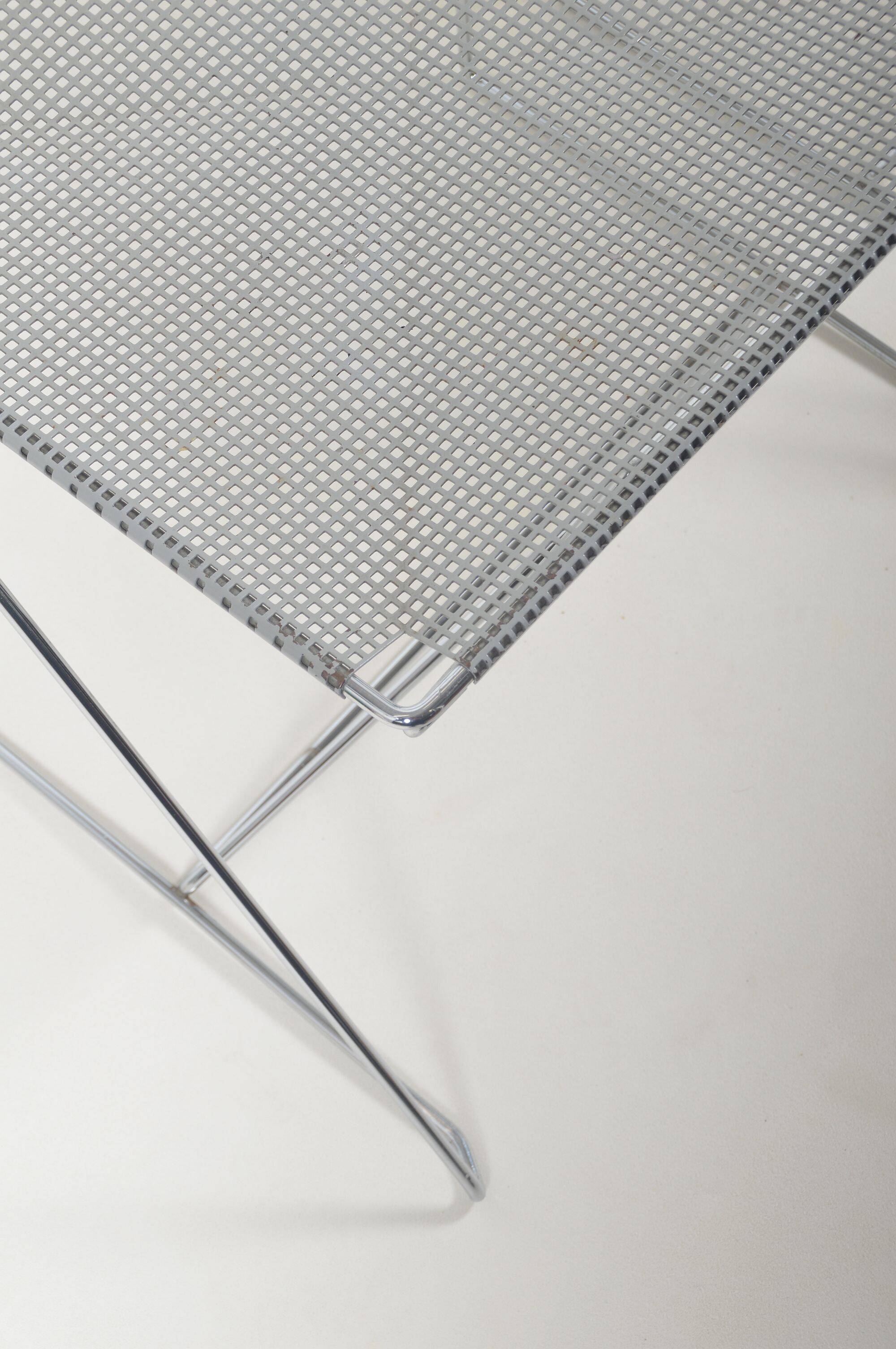 Set of X-Line chairs designed by Niels Jørgen Haugesen for Hybodan, '70