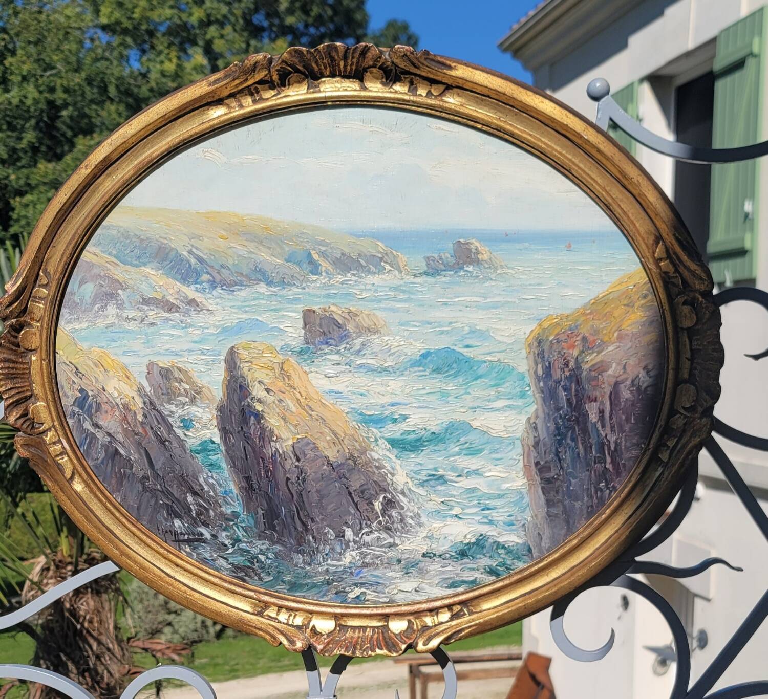 Peinture marine 19eme
