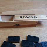 Wooden domino game